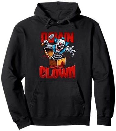Down with the Clown Hatchet Man ICPS Horror Core Pullover Hoodie