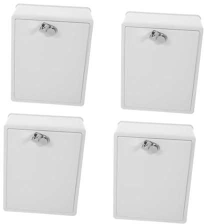 Homoyoyo 4piezas Caja De Leche con Cerradura para Pared Buzón De De Paquetes para Exterior Diseño y Elegante para Reducidos