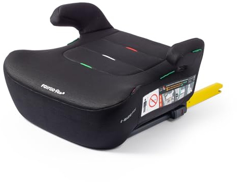 BABYAUTO – Alzador de coche Seguro y Cómodo PICO - I-size - desde los 7 a los 12 años - ISOFIX - para niños desde los 125 a 150 cm de altura (BLACK SAND)