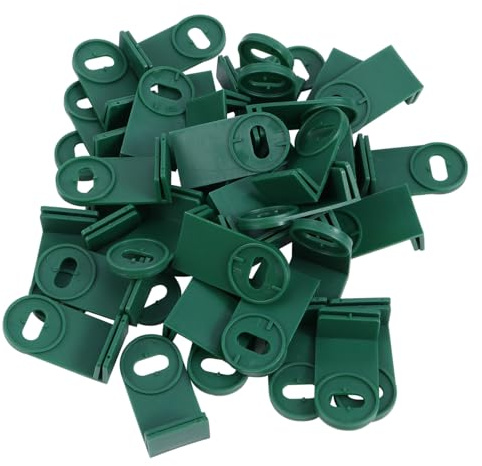 UKCOCO 3 Series Accesorios para Tapones De Invernadero Pinzas para Invernaderos Pinzas para Acristalamiento De Invernaderos Pinzas para Redes De Jardín Pinzas para 50 Piezas*3