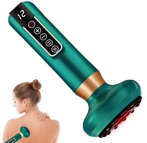 Cellulite-Massagegerät, Schröpfgerät Elektrisch mit Saugnapf, Anti-Cellulite Vakuum-Massagegerät zur Körperformung, Verstellbares Handmassagegerät für Bauch, Beine, Arme