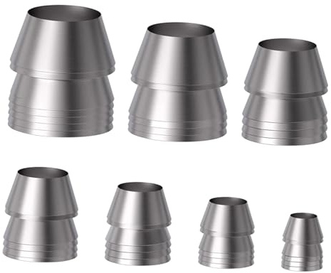 Holibanna 7 pièces Lot de Cales Fer pour Fixation de Poignée de Hache Coins Robustes Multifonctions pour Outils de Menuiserie et Construction Varié Installation Facile