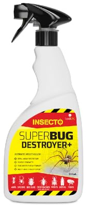 Bed Bug Killer 500 ml – Instant Action Spray | Kills Bed Bugs Fast | Long-Lasting 6 Week Residual Barrier | HSE 10669 Approved Cypermethrin Formula | Mattress & Furniture Safe Indoor Use Spray