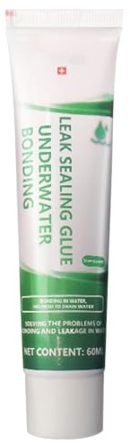 Mastic d'aquarium 60 ml – Colle étanche pour la réparation d'aquarium, scellage d'équipement d'aquarium | Colle pour la réparation des fuites dans la cuisine, la salle de bain en plein air
