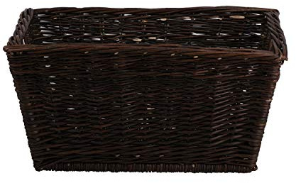 e-wicker24 Alles aus Weide Cesta Portalegna da Interno in Vimini Porta Legna da Interni Fatto a Mano Cesta in Vimini per Legno Cestino per tronchi Ceste per Legna da Interno