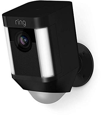 Ring Spotlight Cam Battery, Zertifiziert und generalüberholt | Schwarz