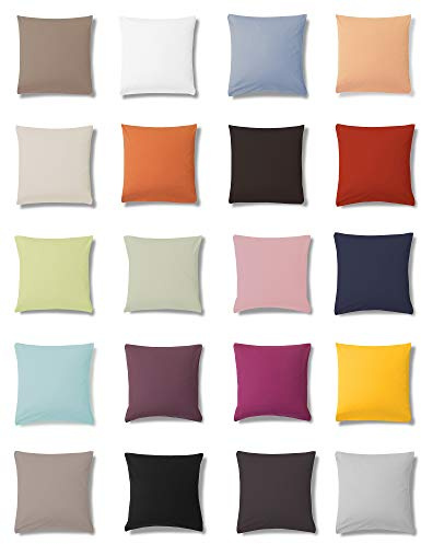 Estella Jersey Kissenbezug, 15x21 cm, Hellblau | 100% Baumwolle, Deutsche Markenqualität, Nackenrolle, Kissenbezüge, Kissenhüllen