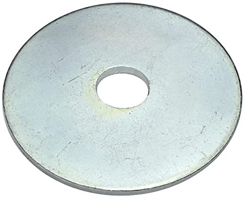 AERZETIX - C49694 - Lot de 100 Rondelles de carrossier plates larges - M6 Ø6.4x30x1.5mm - en acier zingué