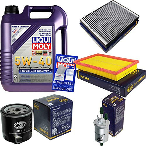 QR-Parts Set 85477071 SM 836 3864 ST 6091 SAK 123 SB 2100 5L Leichtlauf High Tech 5W-40 + SCT-Germany Filterpaket 11235394