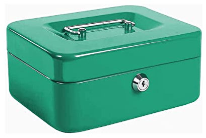 kippen 10333V1 Geldkassette, grün, Maße: 150 x 120 x 80 mm