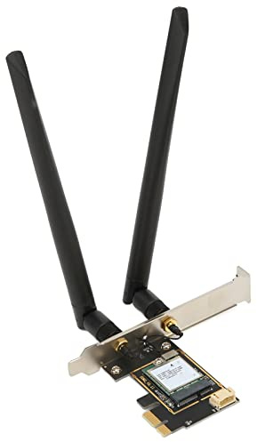Annadue PCIe WiFi 6E Karte, AW XB530NF MT7922 RZ616 2,4 G/5 G/6 GHz Tri Band WIFI6E Bluetooth 5.2 Wireless Netzwerkkartenadapter.