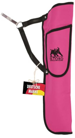 elToro Base² Seitenköcher Bogenschießen 50 cm | leichter Köcher für Rechtshänder und Linkshänder mit Zubehörtasche, Cordura, Gürtelclip
