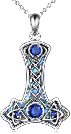 YAFEINI Pentagramm Kette Damen Sterne und Mond Halskette 925 Silber Hecate Anhänger Spirituell Amulett Wiccan Pagan Zauberei Talisman Schmuck Geschenk für Herren