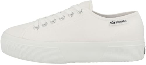 Superga 3740 plattform leggings, Vit, 37 EU