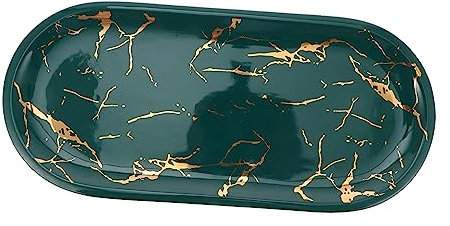 Ciieeo Plat Céramique pour Nourriture Assiette Céramique De Décoration Présentoir à Bijoux Design Créatif pour Maison Restaurant