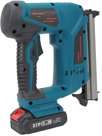 Pistola Clavadora Eléctrica Brad Nailer Premium para Proyectos de Carpintería, Pistola Grapadora de Litio para Carpinteros Profesionales (Enchufe europeo 100-220 V)