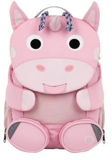 Affenzahn Amico Grande Zaino per l'asilo per bambini da 3 a 5 anni asilo a tempo pieno divertente funzionale volume 8 L Unicorno - Rosa