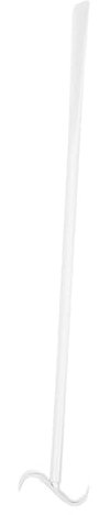 ARTSEWPLY Detachable Long Handle Shoe Horn Dressing Stick Adjustable Dressing Aid for Elderly and Pregnant Women Plastic Multi-use Sock Helper and Shoe Lifter White Convenient Disability Accessory