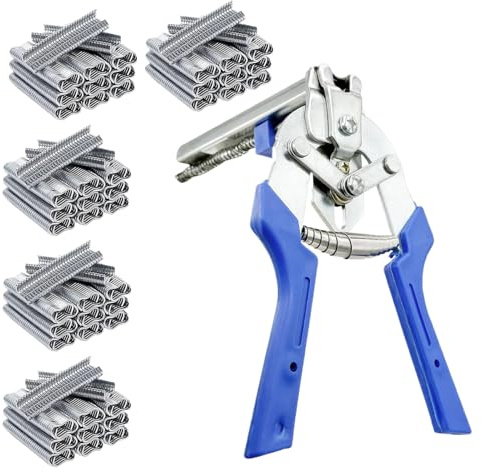 Pinza Ad Anello Per Maiale - Pinze Multifunzione Tipo M Per Recinzione | Set di Strumenti Manuali per Costruzione Avicoltura Animali Recinzioni