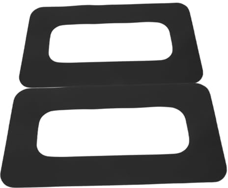 ELAYARD 2 Stück Paddleboard Finnen Schlitzverbinder Patch aus PVC Installieren Schwarz für Wassersport und Sup Board Zubehör