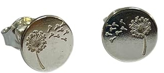 Pusteblumen 925 Sterling Silber Ohrstecker Ohrringe Ohrhänger