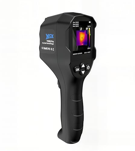 G&W Pro Wärmebildkamera, SuperIR-Analyse 240×240, 96×96 IR-Sensor, 2,4 Display, –20°C bis 550°C, 3200 mAh Akku (bis 7 h), Foto & Video, für Hausinspektion, Elektrik & Industrie