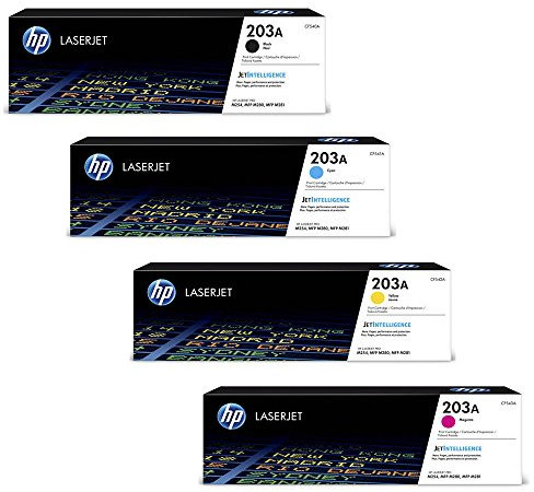 HP Color LaserJet Pro MFP M280nw original Tonerkit 203A - CF540A / CF541A / CF542A / CF543A