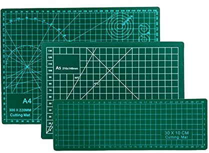 Professionelle selbstheilende Schneidematte, PVC, doppelseitig, rutschfest, 5-lagig, für Scrapbooking, Quilten, Nähen, 10,2 x 30,5 cm, A4, A5