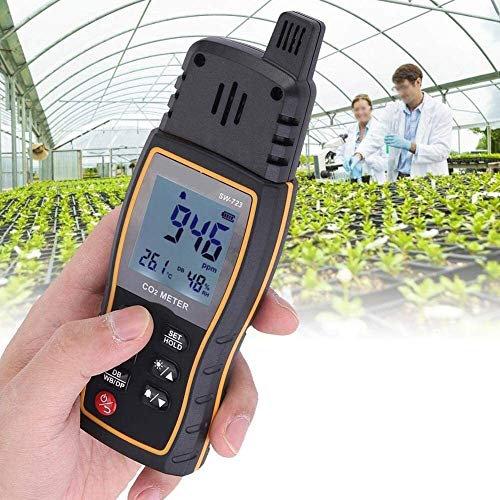 Samnuerly Gas Detector, Multifunctional Carbon Dioxide Detector Analyzer Alarm High Sensitivity Monitor Convenience