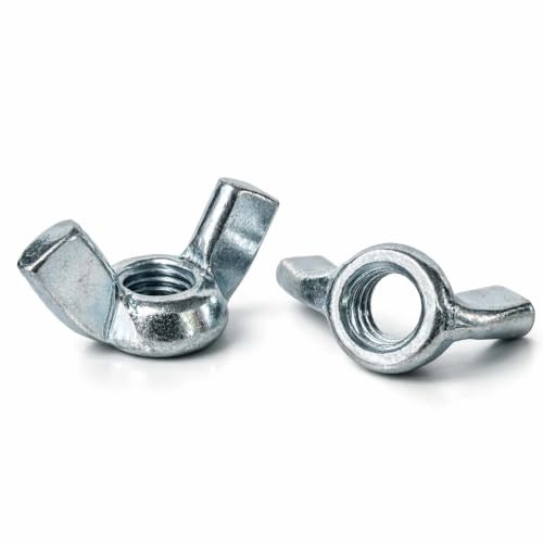 M4 (4mm) (Pack of 20) Zinc Plated Steel Wing Nuts AN93 Butterfly Nut Thumb - A04B M4_20