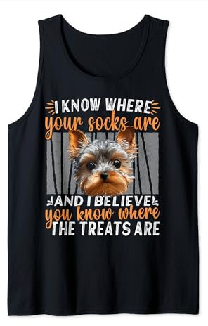 Teacup Yorkie Harness Plush Sayings Yorkshire Terrier Teacup Tank Top