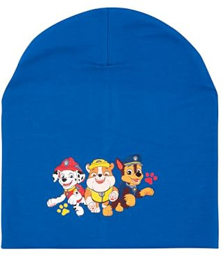 Paw Patrol Beanie für Jungen - Kinder Übergangsmütze Mütze Blau