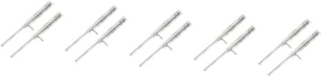 Uonlytech 10stücke Edelstahl Schiebetür Riegel Robuste Türsicherung Für Schiebetüren Und Stahltüren Installieren Langlebig Und Zuverlässig Erweiterte Bauweise Für Vielseitige