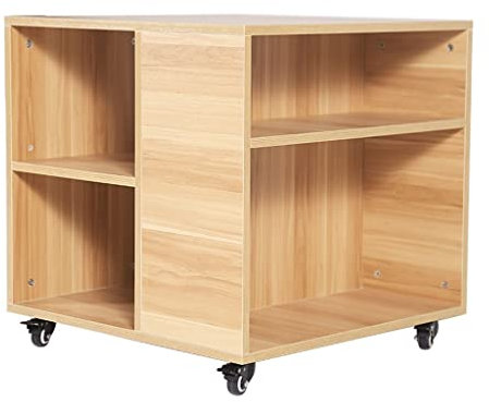 Schlankes Design Druckertisch mit extra Stauraum, perfekt für jede Ecke, Bürobedarf, Materialien, Druckerständer