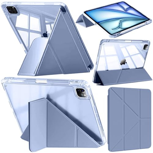 Fodral Kompatibelt med iPad Air 11 Tum M4/M3/M2 (2026/2025/2024), iPad Air 5:e/4:e (2022/2020 Modeller, 10,9 Tums), iPad Pro 11 (2018-2022) med Pennhållare, Auto Väckning/Sömn, Lavendel
