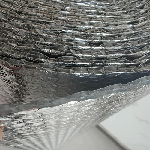 Reflectix - Rollo de aislamiento autoadhesivo de 1 x 30 m, para garaje, ático, barrera de vapor, barrera de vapor, envoltura aislante ideal de 3 4 mm de grosor, tecnología de barrera radiante