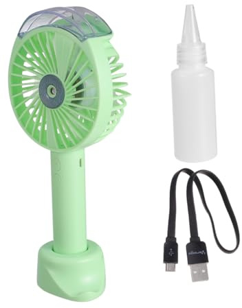 TOPPERFUN Umidificatore Spruzzo Portatile Ventilatore Umidificatore Mini Modalità Multiple Motore Spazzole Silenzioso Facile Da Trasportare e Usare
