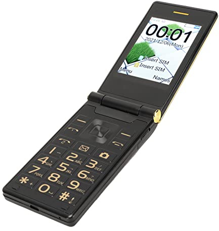 Cuifati Flip -Senioren -Telefon, 2,8 -Zoll -Dual -SIM -Dual -Standby -Mobiltelefon mit LED -Taschenlampe, Familiennummer Großer Schrift, Speziell für ältere Menschen Ausgelegt