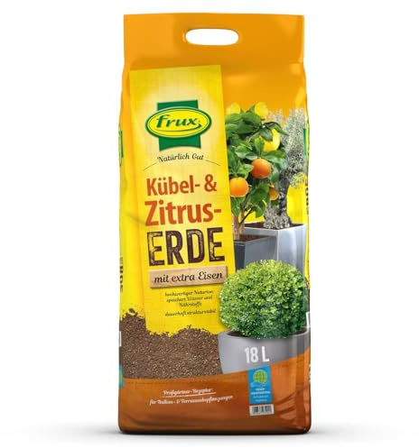 frux® Kübel- & Zitruspflanzenerde mit extra Eisen - 18 Liter