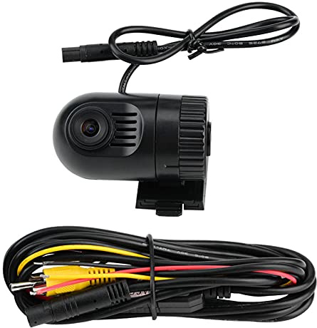 Mini telecamera per auto SustVita con risoluzione 1080HD e visione grandangolare di 140°, una telecamera di registrazione per auto con rilevamento del movimento e registrazione