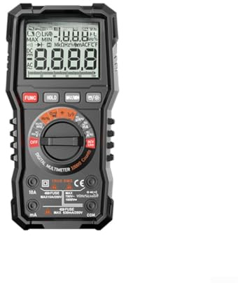 Multimètre numérique NCV avec technologie True RMS Gamme automatique 6000 comptes Écran LCD pour des tests électriques fiables (Project 10000)