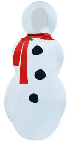 Julkostym Rolig outfit for nyårsfirande, Snögubbe, Barn/1764/33144(Snowman)