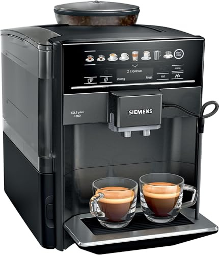 Siemens EQ6 Plus TE654319RW- Espressomachine - Antraciet, Schwarz