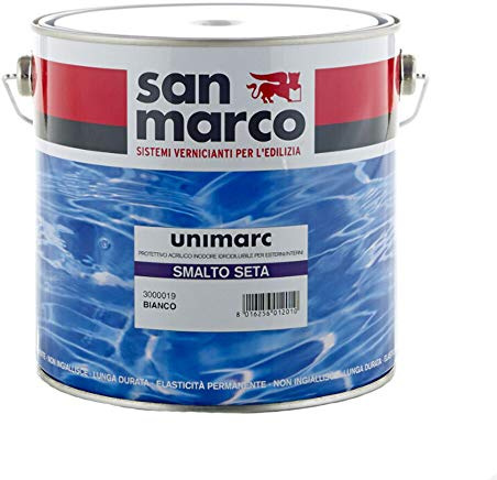 UNIMARC SMALTO SETA GRIGIO SATINATO è un prodotto idrodiluibile di elevata qualità a base di resine acriliche in dispersione acquosa e pigmenti coloranti ad alta solidità alla luce. 0,750 ML