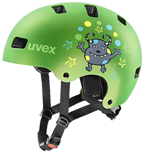 uvex Kid 3 CC, Casco Infantil Robusto, Ajuste de Talla individualizado, ventilación optimizada, Green Matt, 51-55 cm