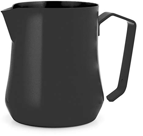 Tulip Milchkännchen Edelstahl 350 ml (schwarz)
