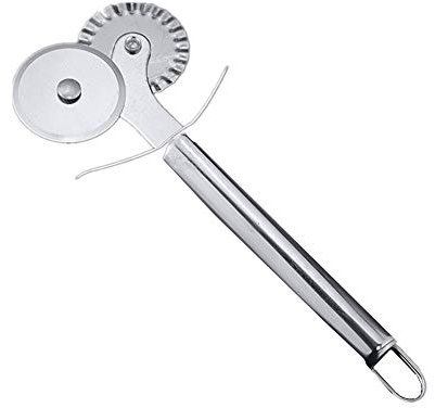 PLUS PO Corta Pizza Bicicleta Corta Pizza Cortapizza Cortador De Pizza Redondo Simple De Acero Inoxidable por Herramientas De Cocina para Cocinar 2