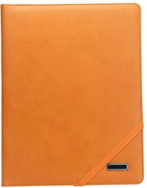 sararui Klemmbrett Multi-Color Business-Dokumente Organisieren Multifunktionsdatenbinder Bürobesprechung in Zwischenablage mit Stifthalter für Schule, Büro, Geschäft Klemmbrett a4 (Color : Orange)