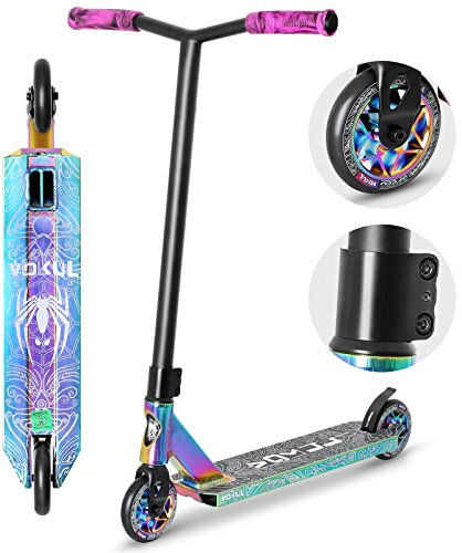 VOKUL Pro Stunt Scooter BZIT K1- Roller für 7 Jahre und älter - Kinder & Teens & Erwachsene, Stunt Scooter mit 110mm Aluminium Räder Tretroller Freestyle Roller Tricks Geschenk