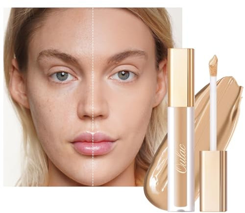 Oulac Concealer für Gesicht und Augenringe, langanhaltender Abdeckstift Kosmetik, Concealer Augenringe With mit Hyaluronic Acid, Farbcode: C04 Light Medium, 3.8ml